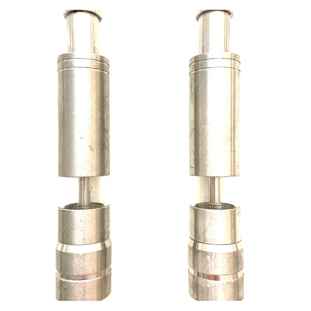 Satin Finish Stainless Steel S&P Grinders